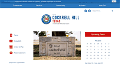 Desktop Screenshot of cityofcockrellhill.us
